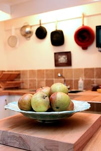 Fresh fruit in the kitchen